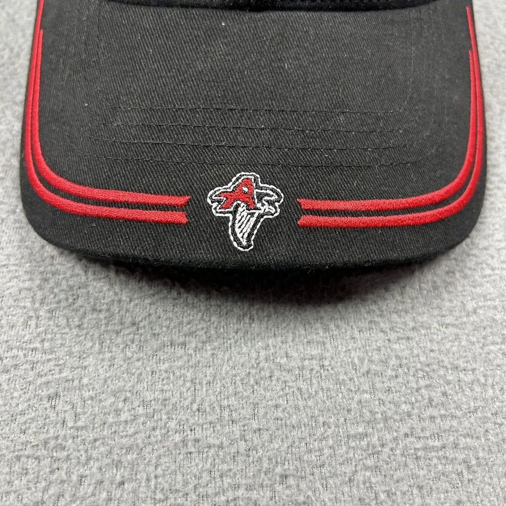 Vintage Atlanta Falcons Hat Cap Strap Back Mens One Size Black NFL Football‎ 90s